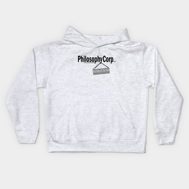 Philosophy Corp Kids Hoodie by silentrob668